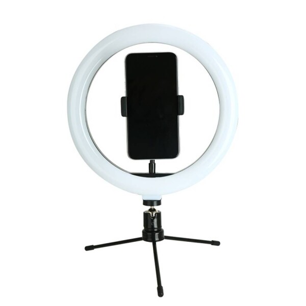 ARO DE LUZ 26 CM CON TRÍPODE ARO DE LUZ 26 CM CON TRÍPODE