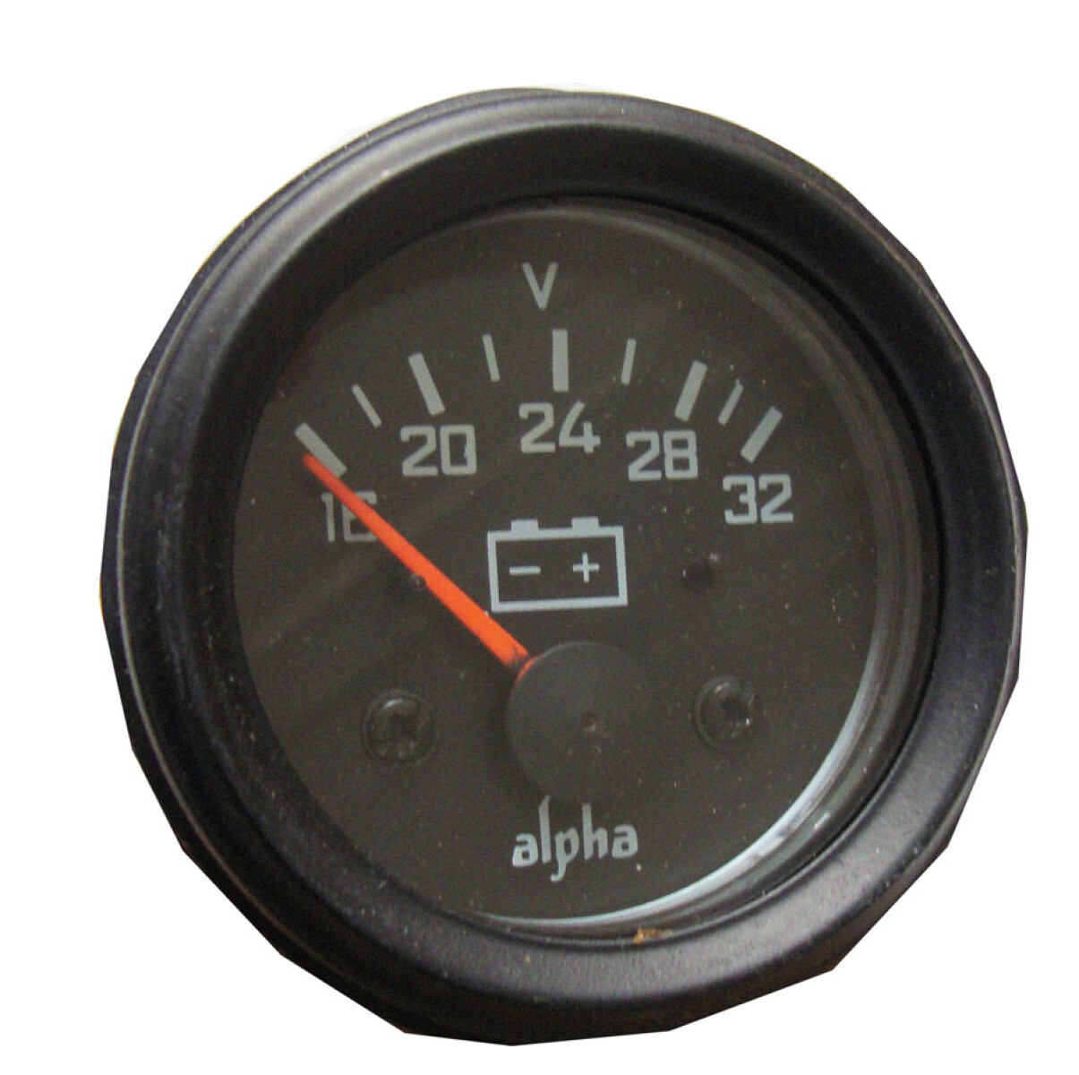INSTRUMENTO RELOJ MEDIDOR - VOLTIMETRO 16-32V 52MM ALPHA 