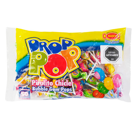 CHUPETIN RELL C/CHICLE DROP POP 275G/50U FRUTAL CHUPETIN RELL C/CHICLE DROP POP 275G/50U FRUTAL