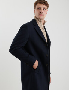 300260 SOBRETODO HARRINGTON LABEL Azul Oscuro