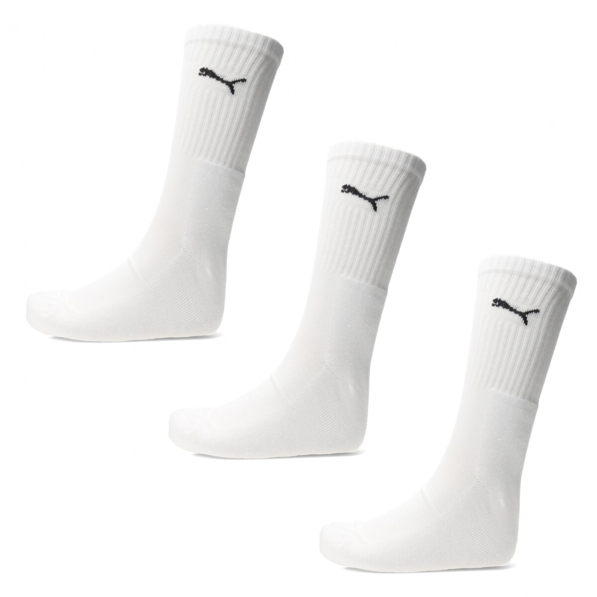 Medias Unisex Puma Pack x3 Puma - Blanco 