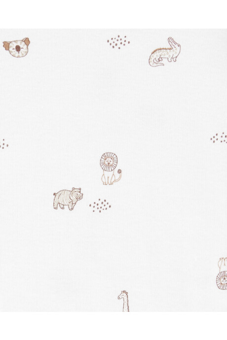 Pack cinco bodies de algodón, manga corta, diseño animales Pack cinco bodies de algodón, manga corta, diseño animales