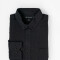 Camisa m/l lisa efecto lino negro