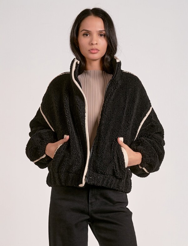 Chaqueta Soft NEGRO/CRUDO