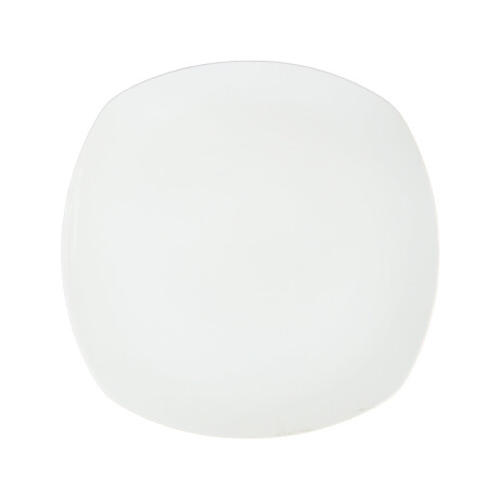 Plato llano de ceramica semi cuadrado Plato llano de ceramica semi cuadrado