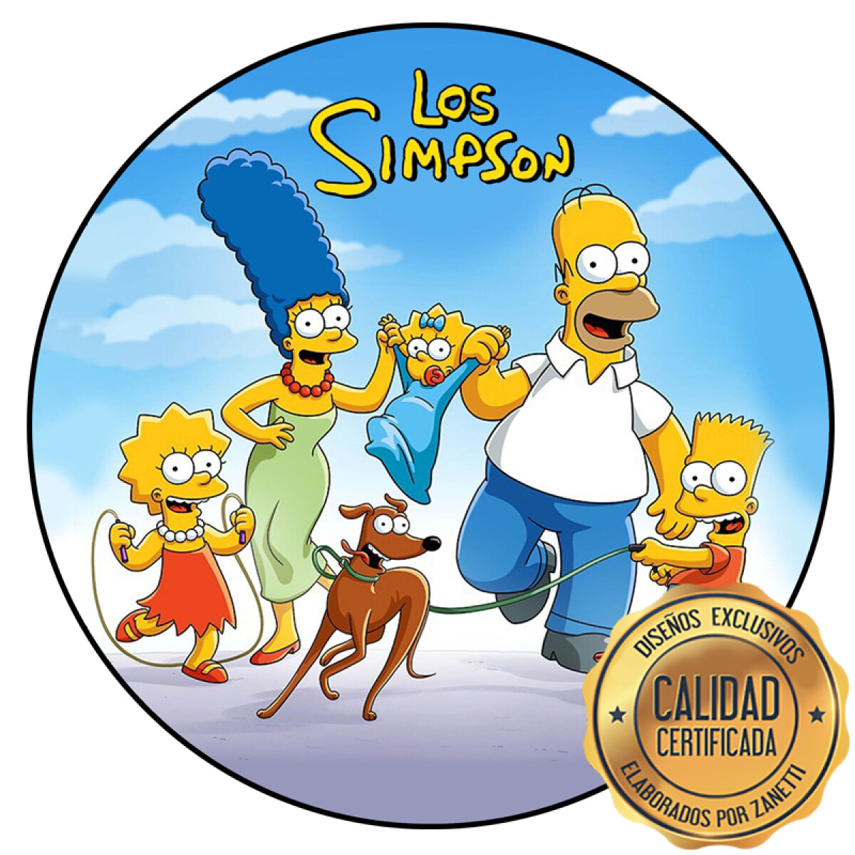 Lámina Los Simpson - Personajes Red. 