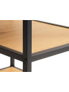 Mesa de bar TRAPPEDAL 60x120 roble/negro Mesa de bar TRAPPEDAL 60x120 roble/negro