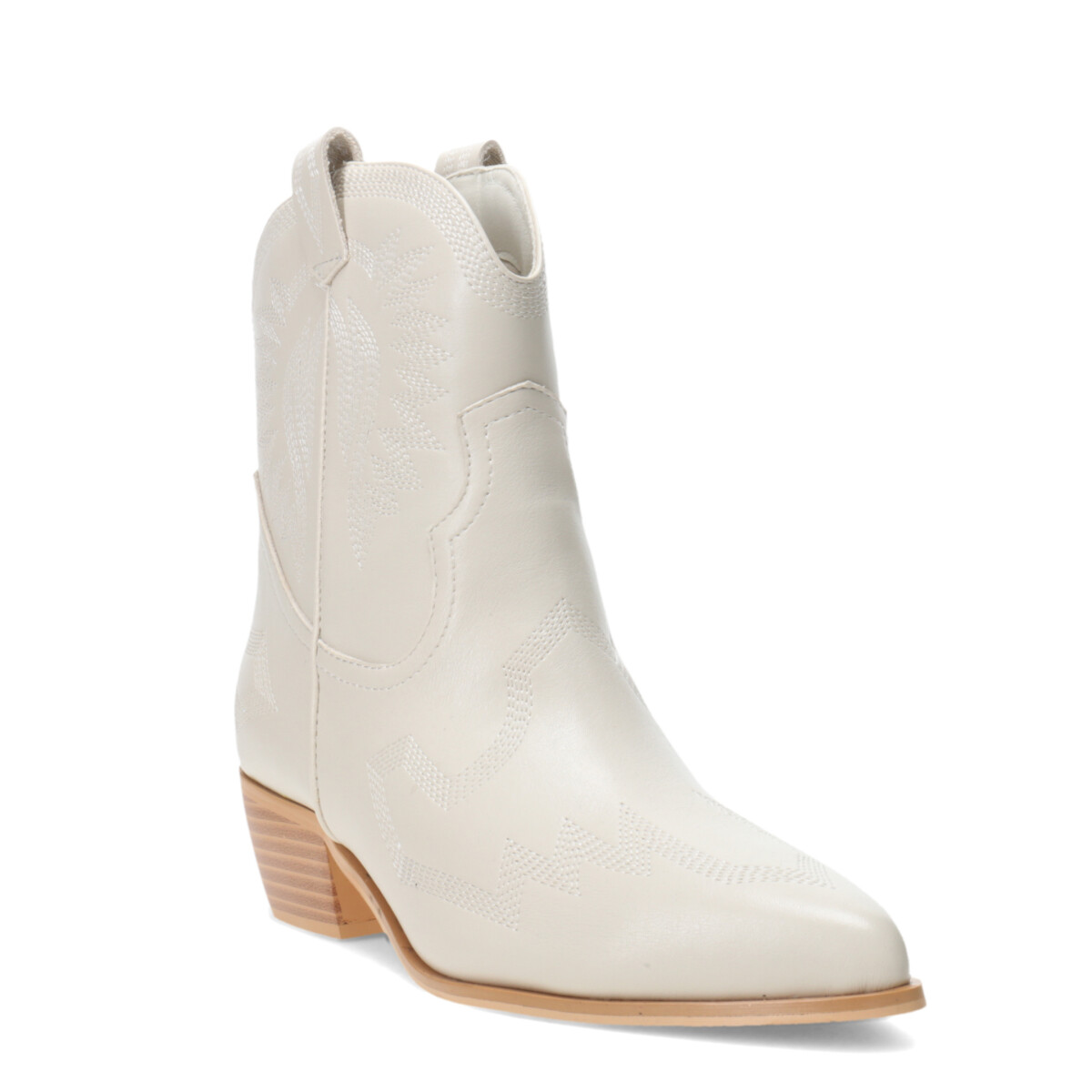 Bota PISCIS estilo tejana baja MissCarol - White 