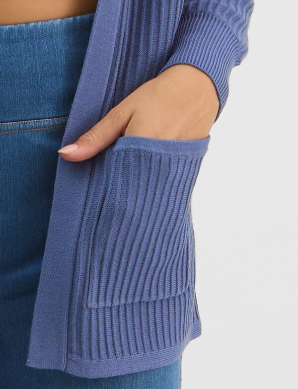 Cardigan Abierto AZUL