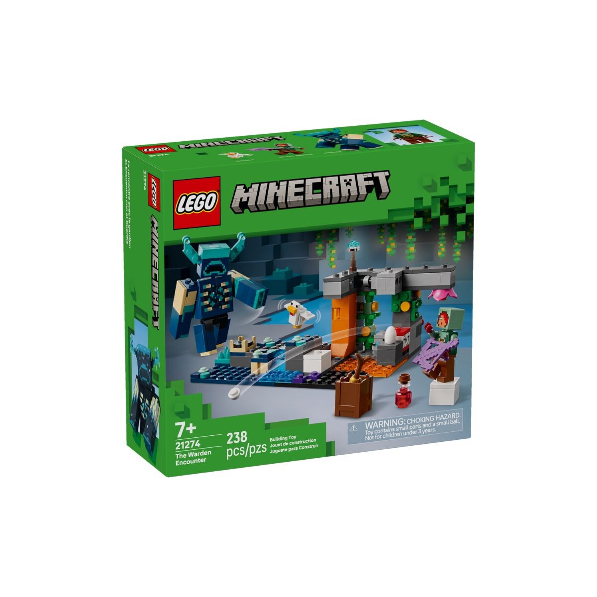 Lego Minecreaft Encuentro con el Guardia 