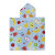 Bata Poncho Infantil Varios Diseños 100% Algodón 60 x 60 cm Frutas