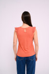 Blusa con calado Terracota