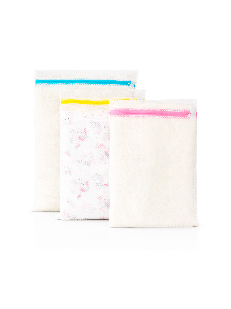 BOLSA PARA LAVARROPAS SET X3 BLANCO - BLANCO 