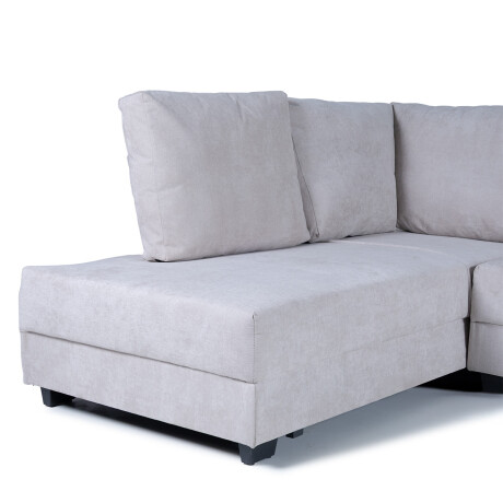 Rinconera Avero - Tela Microfibra - Chaise izquierdo Berlin 02 (Beige)