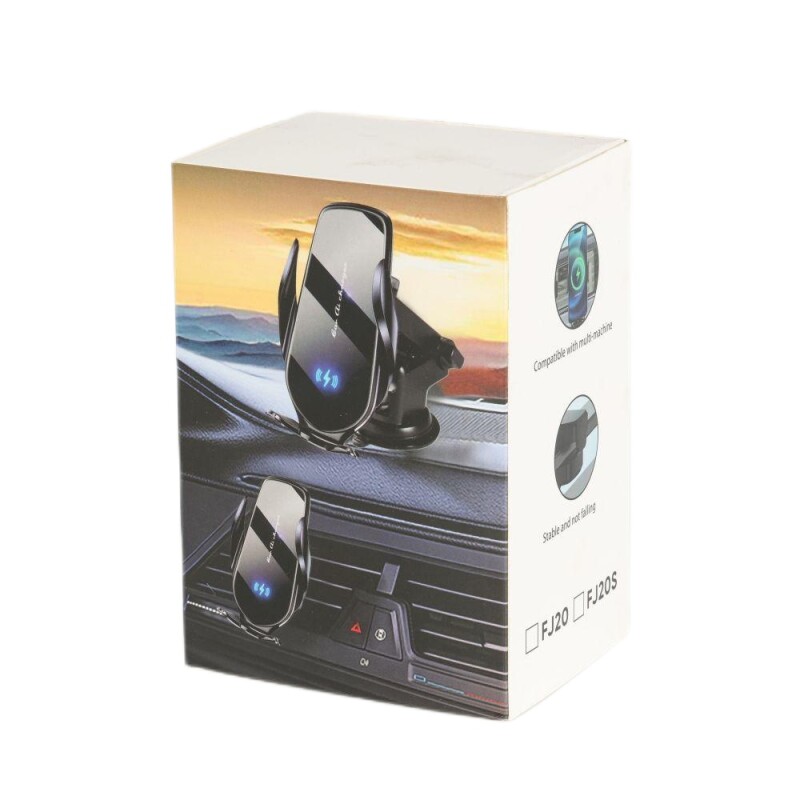 Soporte para auto con cargador inalámbrico rápido y ventosa Soporte para auto con cargador inalámbrico rápido y ventosa