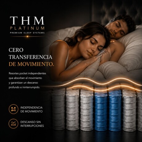 Sommier 2 Plazas Platinum Negro