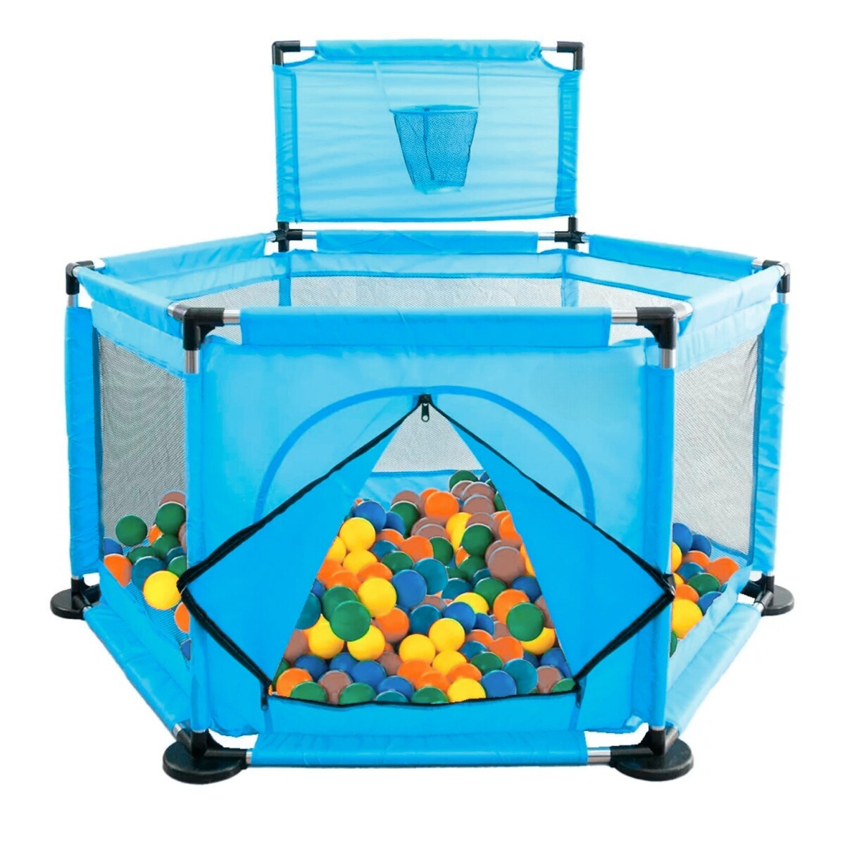 Gimnasio Pelotero Infantil Hexagonal IYTRER-032 - AZUL 