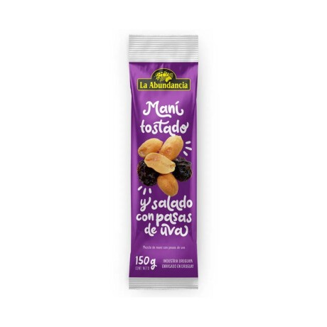 SNACK MANI PELADO FRITO LA ABUNDANCIA 150G C/PASAS Y SAL SNACK MANI PELADO FRITO LA ABUNDANCIA 150G C/PASAS Y SAL