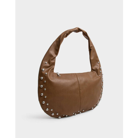 Cartera Saca Tachas Blanco Crudo