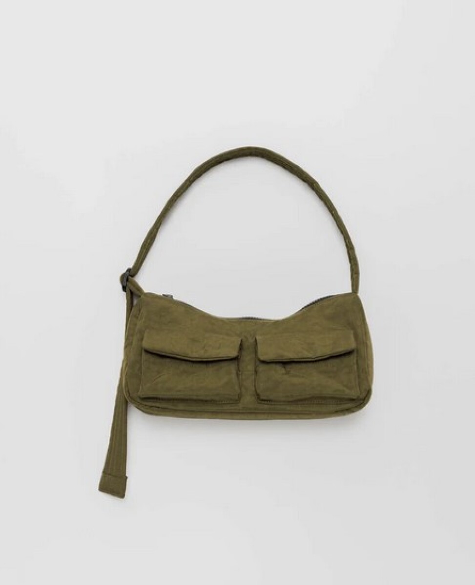 Cartera bolsillos al frente tipo cargo correa corta - Seaweed 