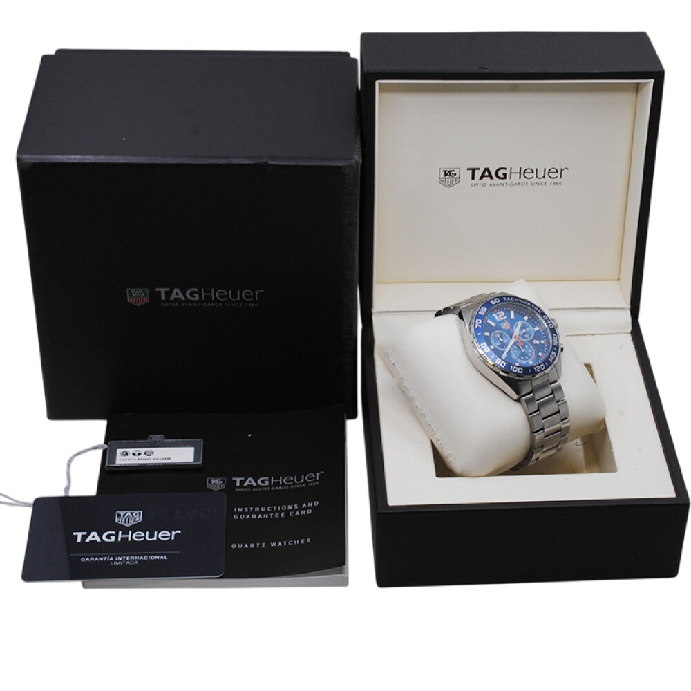 Tag Heuer Fórmula 1 CAZ1014 Chronograph quartz 43 mm con caja y papeles Tag Heuer Fórmula 1 CAZ1014 Chronograph quartz 43 mm con caja y papeles
