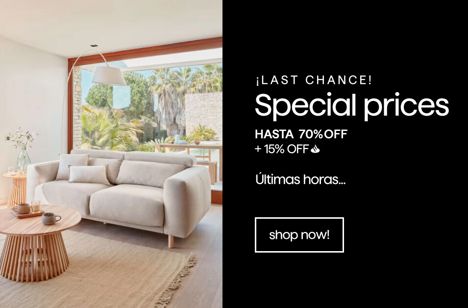 special prices POP UP
