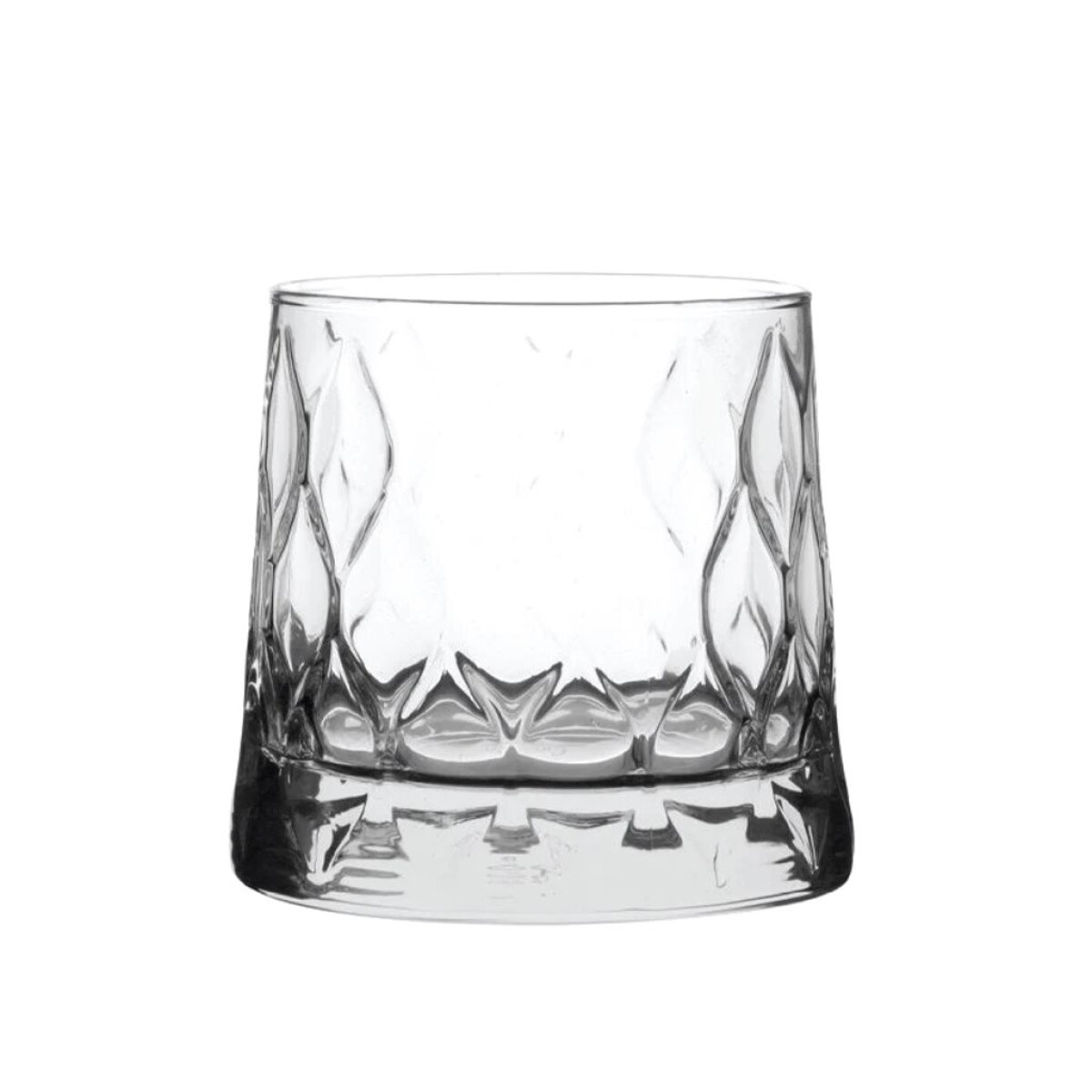 Vaso de Whisky de Vidrio 440cc Set 4 Unidades Leafy Pasabahce 