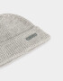 Gorro Clasico Gorro Tejido Con Tag - Gris Claro