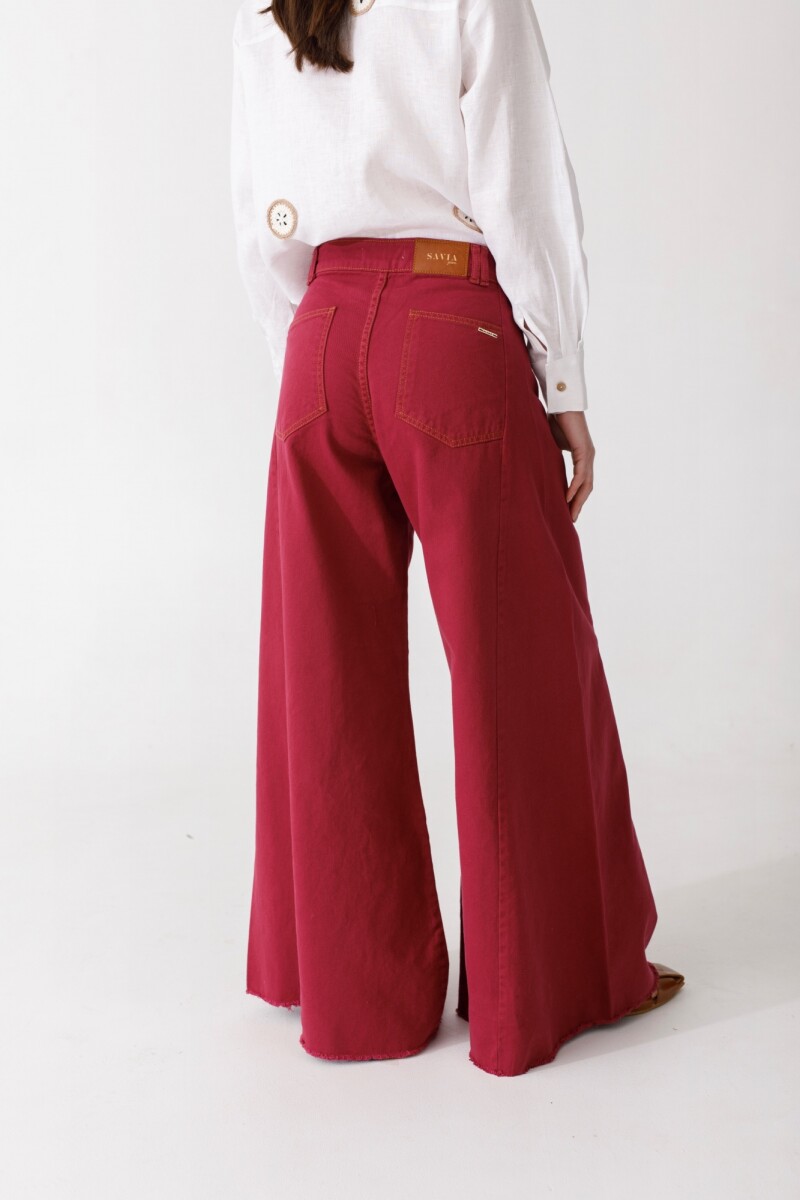 JEAN WIDE XL Fucsia