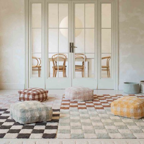 Alfombra lavable -Kitchen Tiles Black