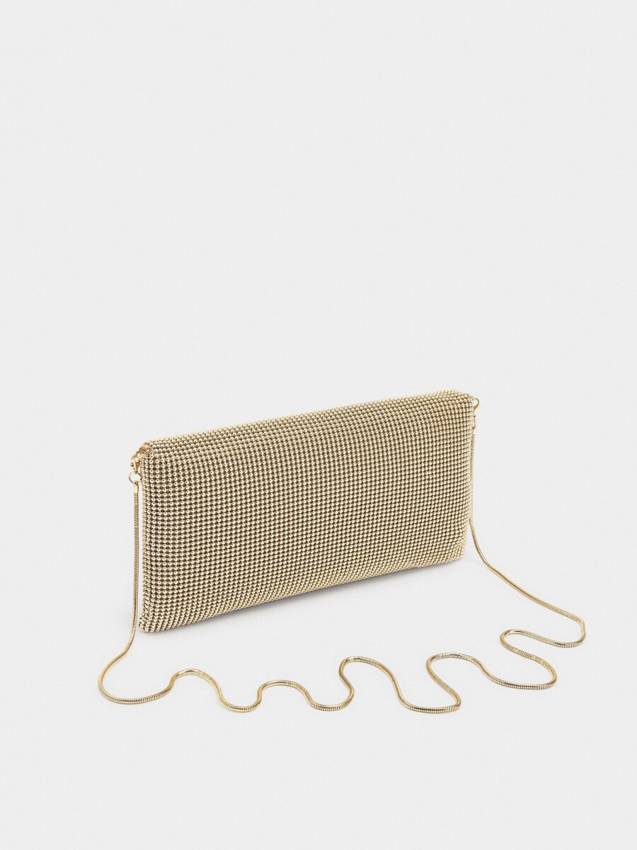 Bolso De Fiesta Tipo Sobre dorado