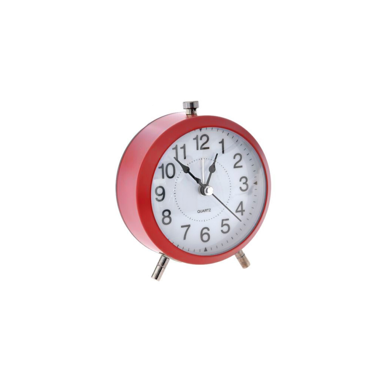 Reloj Alarma Reloj Redondo Hora Actual Un Reloj Redondo Colgado En