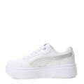 Championes de Mujer Puma Rebound Low Metalic Plataforma Blanco - Plata
