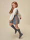 Blusa Nido De Abeja Blanco Roto