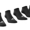 Medias Unisex Adidas x6 Sportswear Negro - Blanco