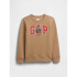 V-FA LOGO CREW CAMEL HAIR