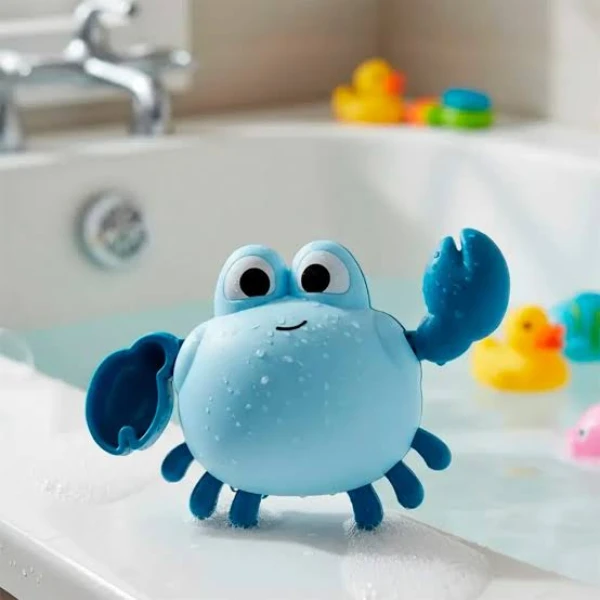 Cangrejo nadador P&F para jugar en el baño celeste