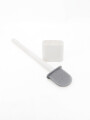 ESCOBILLA DE SILICONA PARA INODORO GRIS
