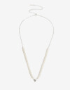 Collares Cortos Perlas Collar Corto Plata 925 Perlas - Plateado