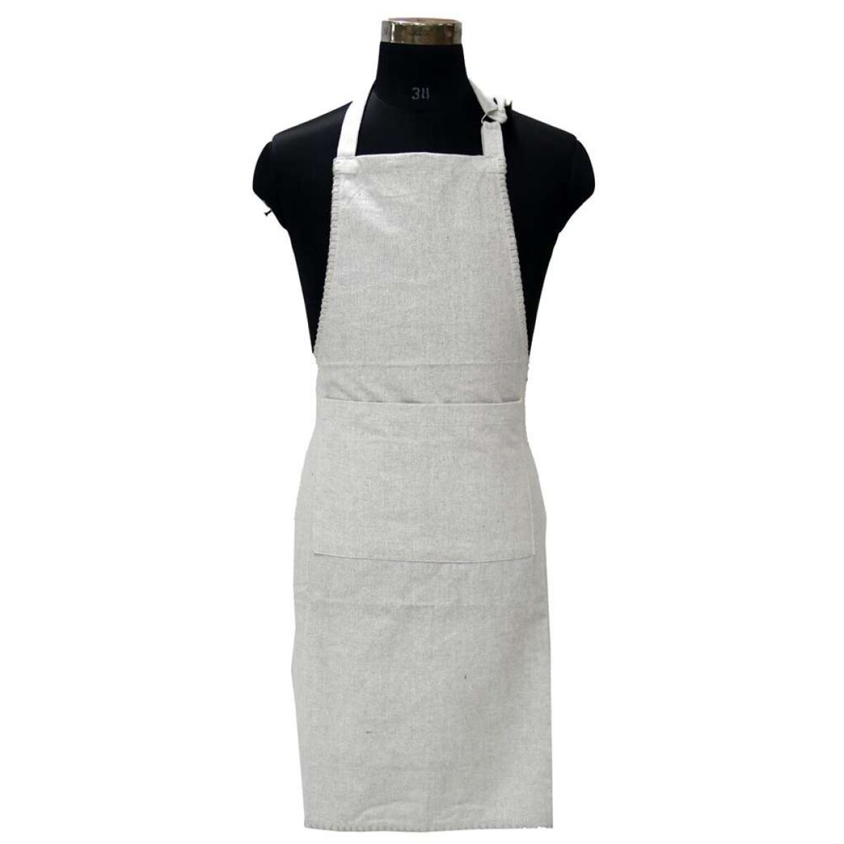 Delantal Algodón 60X85Cm - Gris 
