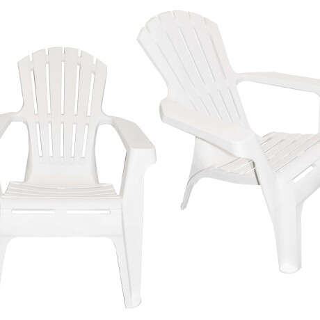 Silla de plastico blanca — El Clon