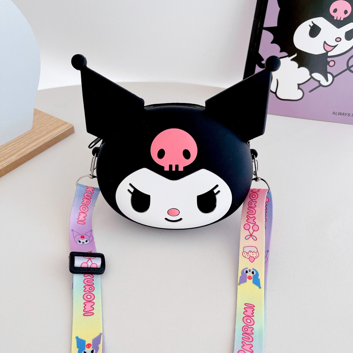 Cartera Infantil Kuromi - Negro 