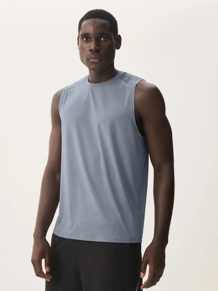 MUSCULOSA SPORT REFRACTANTE - GRIS 