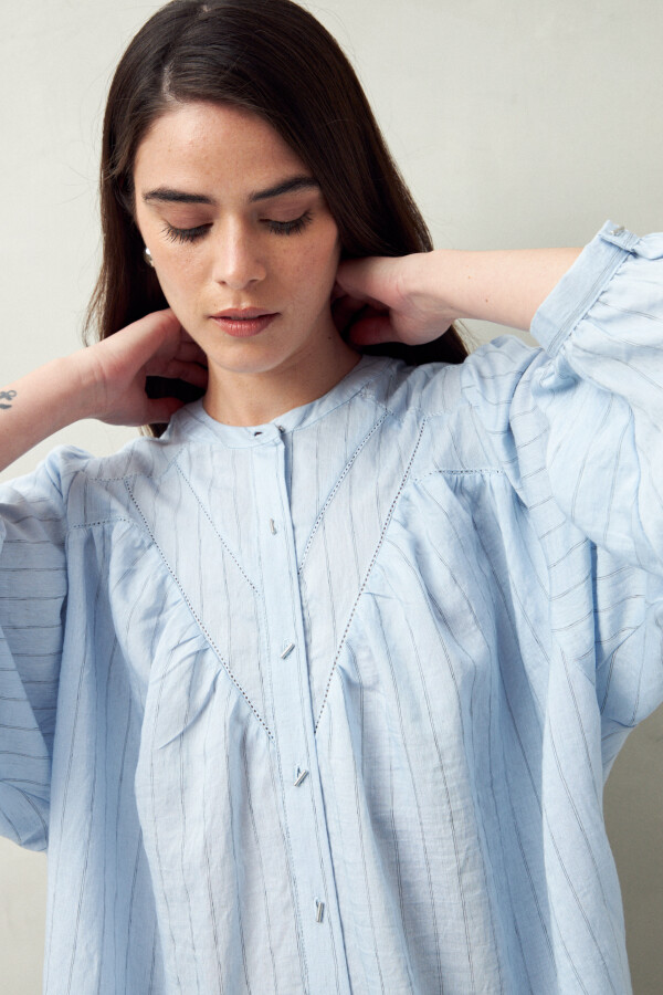 CAMISA ANTON Celeste