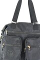 Bolso grande con bolsillos Bolso grande con bolsillos negro