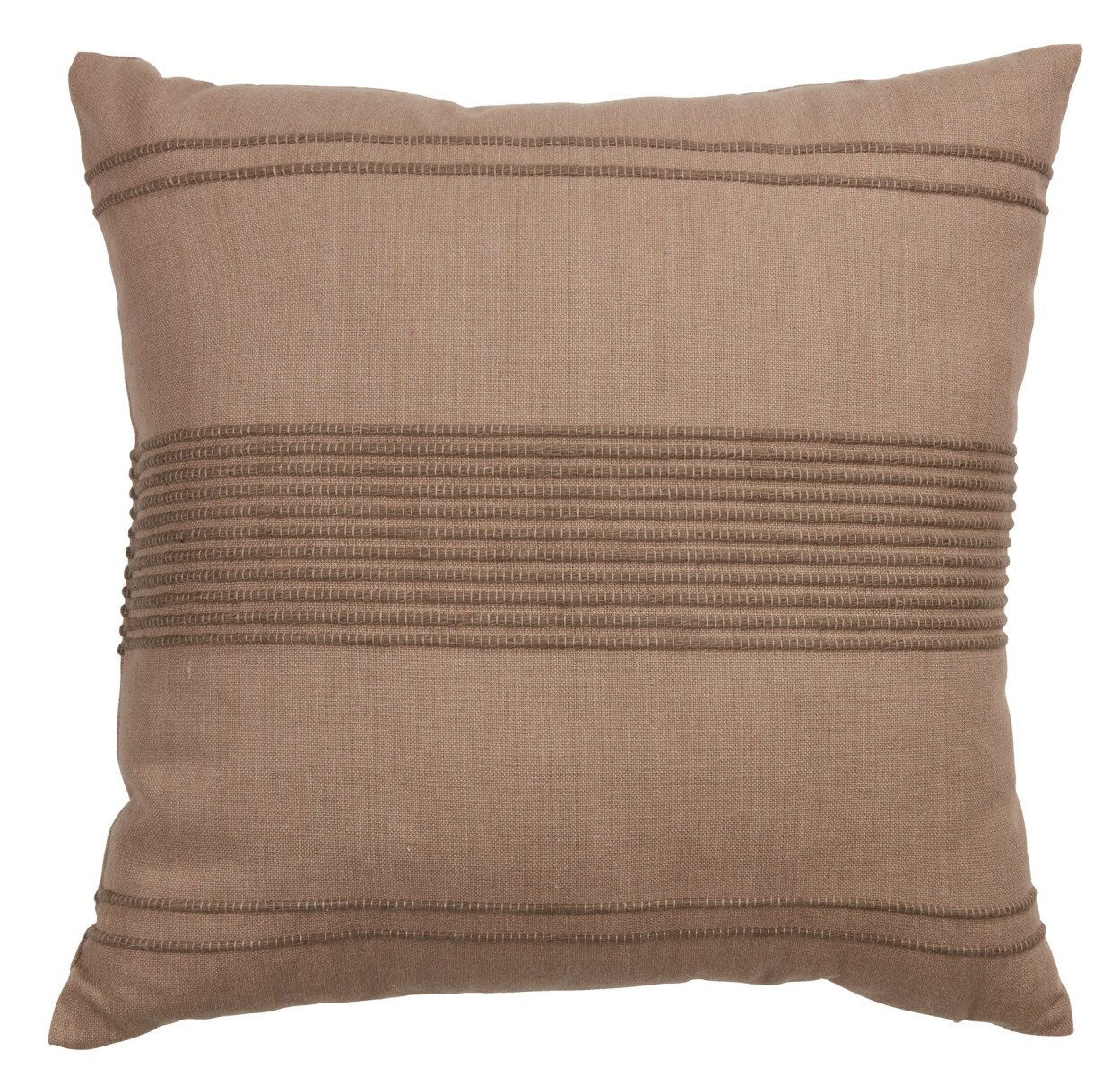 Almohadón NATTLILJA 45x45 rayas marrón 