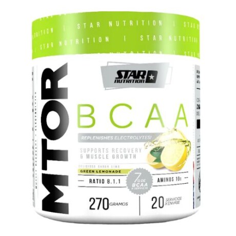 Mtor Bcaa Star Nutrition 270g Sabor Green Lemon Mtor Bcaa Star Nutrition 270g Sabor Green Lemon