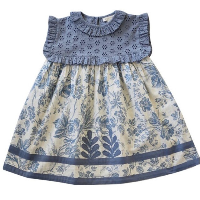 Vestido Broderie Azulino Vestido Broderie Azulino