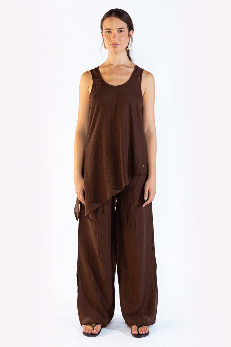 MILA PANTS Chocolate