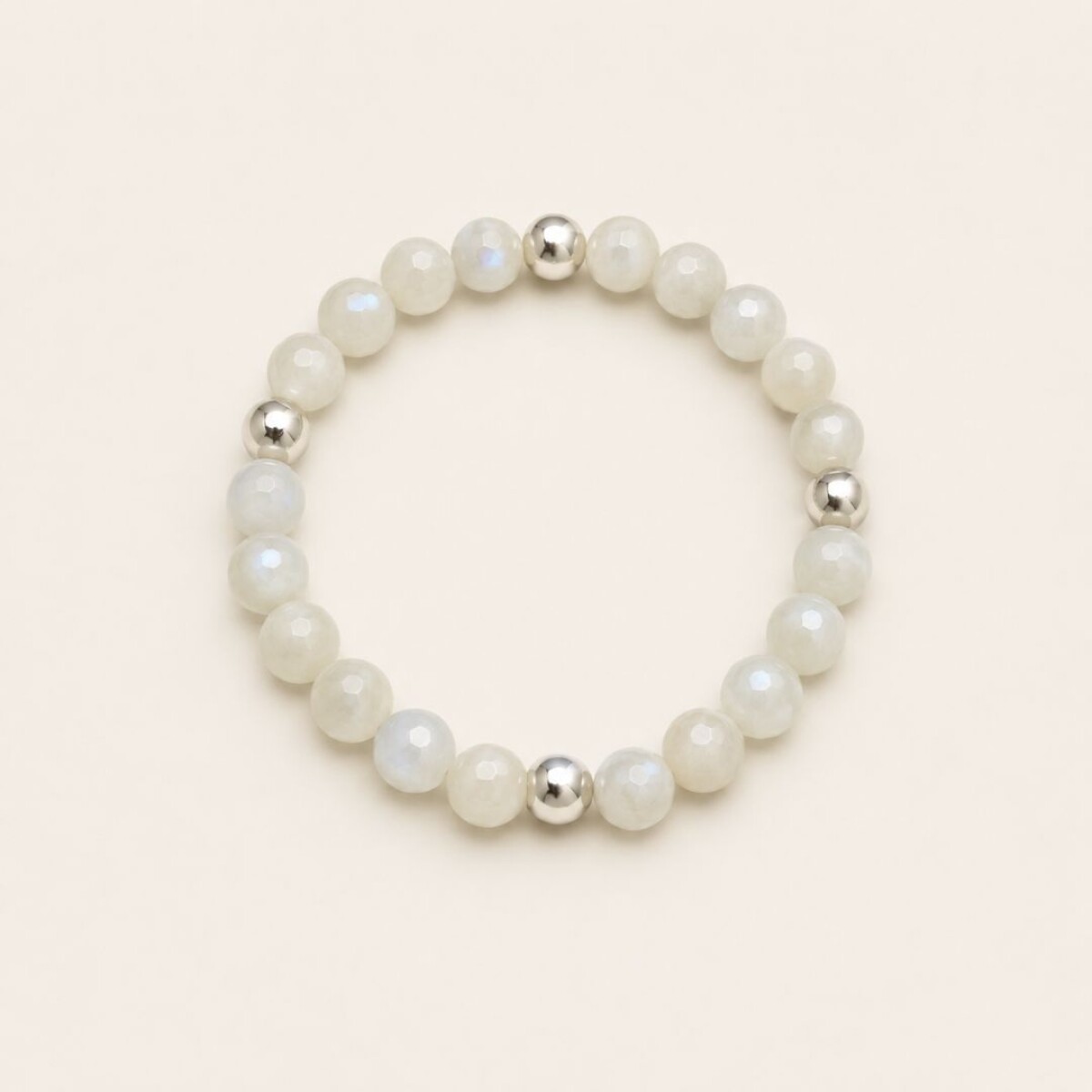 Pulsera Piedra Lunar - Plata 925 